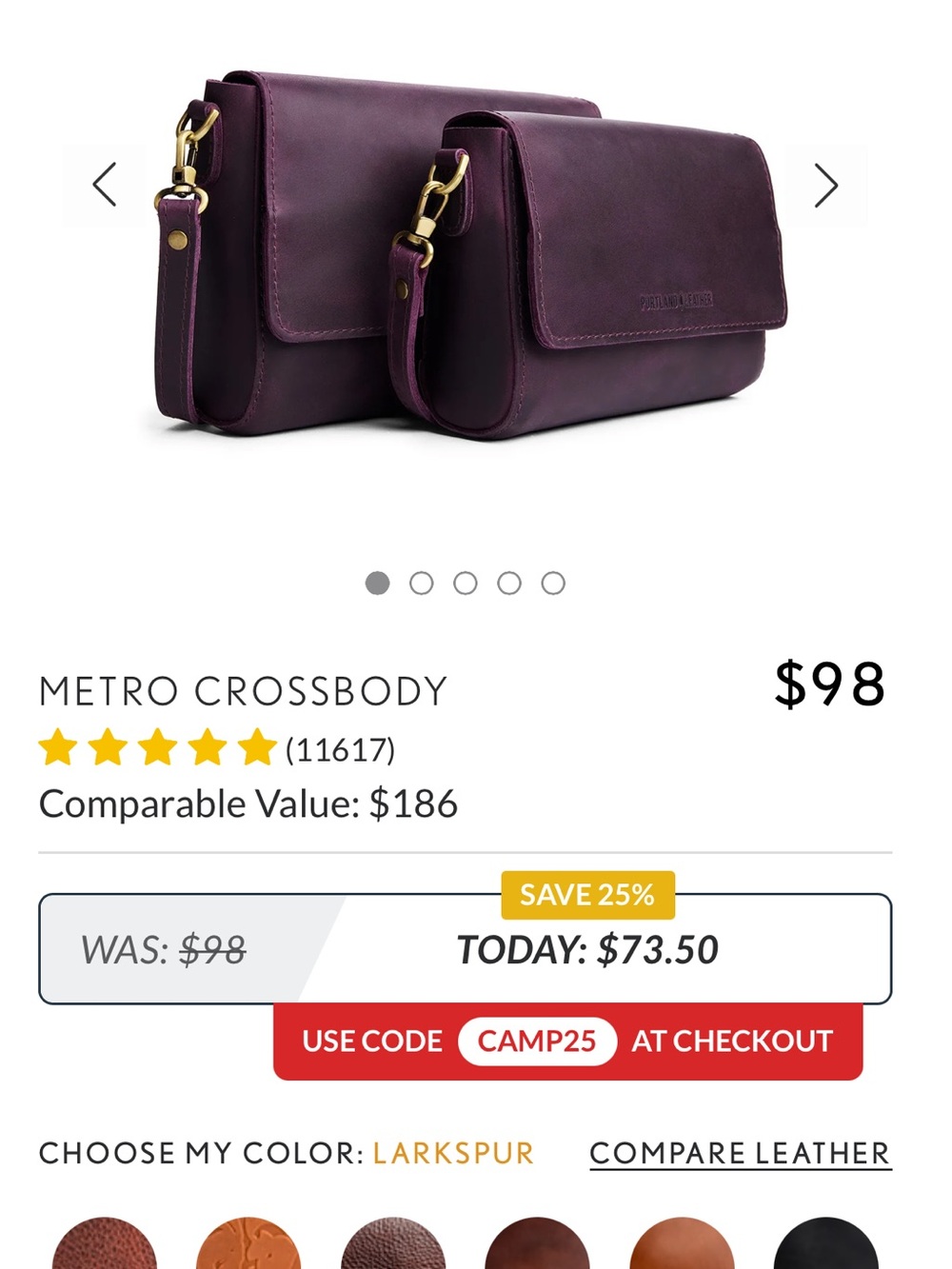 NWT Portland Leather Metro— Group of 3 - Picture 8 of 8